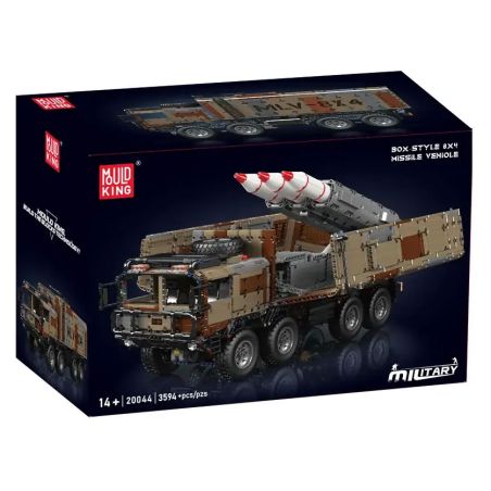 MouldKing 20044 20045 Mould King 20044 20045 HỘP LOẠI XE LỬA 8X4 bộ đồ chơi xếp lắp ráp ghép mô hình Technic BOX STYLE 8X4 MISSILE VEHICLE Kỹ Thuật Công Nghệ Cao Mô Hình Phương Tiện 3594 khối