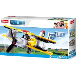 SLUBAN M38-B0667B B0667B 0667B M38B0667B 38-B0667B MÁY BAY CHÂN VỊT bộ đồ chơi xếp lắp ráp ghép mô hình City Thành Phố 120 khối