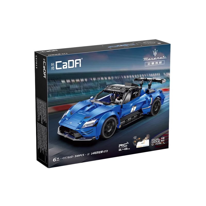 CADA DOUBLEE C57013 57013 MASERATI GT2 1:14 XE THỂ THAO tỷ lệ 1:14 bộ đồ chơi xếp lắp ráp ghép mô hình Technic Kỹ Thuật Công Nghệ Cao Mô Hình Phương Tiện 549 khối