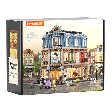 LUMIBRICKS FUNWHOLE L9085 9085 PHÒNG TRƯNG BÀY bộ đồ chơi xếp lắp ráp ghép mô hình Creator Sáng Tạo 3400 khối