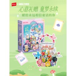 SEMBO AF0004 0004 DREAM TRAVEL FAIRY TALE THE WONDERLAND TRACE LANTERN CUP bộ đồ chơi xếp lắp ráp ghép mô hình Arts & Crafts 360 khối