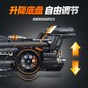 GULY 10646 SIÊU XE ĐEN 1 8 tỷ lệ 1:8 bộ đồ chơi xếp lắp ráp ghép mô hình Technic Kỹ Thuật Công Nghệ Cao Mô Hình Phương Tiện 3803 khối