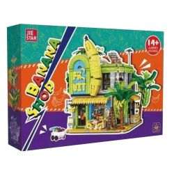 JIESTAR JJ9083 9083 CỬA HÀNG CHUỐI bộ đồ chơi xếp lắp ráp ghép mô hình Creator BANANA SHOP Sáng Tạo 2165 khối