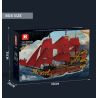 REOBRIX 66049 NỮ HOÀNG ANNE TRẢ THÙ bộ đồ chơi xếp lắp ráp ghép mô hình Pirates Of The Caribbean REVENGE SAILING SHIP Cướp Biển Vùng Caribe 5666 khối