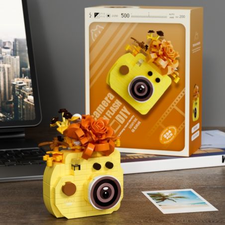 CHAOLE CHUANG 7439 CAMERA PHIM MÀU bộ đồ chơi xếp lắp ráp ghép mô hình 234 khối