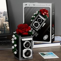 CHAOLE CHUANG 7441 CAMERA HỘP TỐI HOA HỒNG bộ đồ chơi xếp lắp ráp ghép mô hình 335 khối