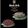 QuanGuan 100306 Quan Guan 100306 III ASSAULT GUN [LOẠI SAU] 1:28 tỷ lệ 1:28 bộ đồ chơi xếp lắp ráp ghép mô hình Military Army STUG.III Quân Sự Bộ Đội 1058 khối