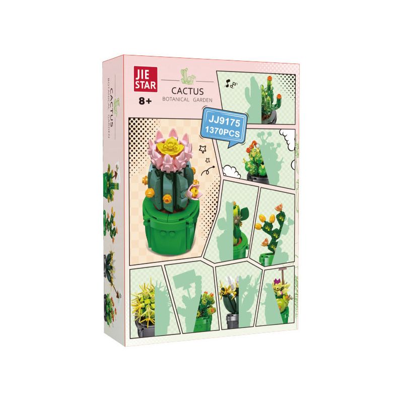 JIESTAR JJ9175 9175 VƯỜN TRÁI TIM CỦA CÔ GÁI bộ đồ chơi xếp lắp ráp ghép mô hình Creator Sáng Tạo 1370 khối