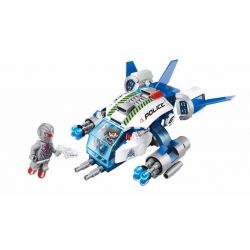 Enlighten 1606 Qman 1606 non  PHI THUYỀN CẢNH SÁT bộ đồ chơi xếp lắp ráp ghép mô hình Space Adventure SPACE ADVENTURE ROBOCOP'S RENEGADE Thám Hiểm Không Gian 213 khối