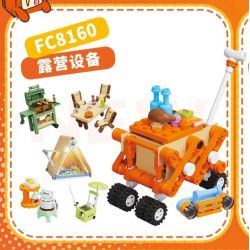 FORANGE FC8160 8160 THIẾT BỊ CẮM TRẠI bộ đồ chơi xếp lắp ráp ghép mô hình