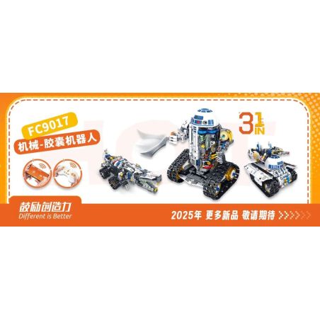 FORANGE FC9017 9017 ROBOT VIÊN NANG bộ đồ chơi xếp lắp ráp ghép mô hình Technic AUTOMOTIVE ROBOT Kỹ Thuật Công Nghệ Cao Mô Hình Phương Tiện 776 khối