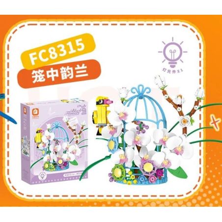 FORANGE FC8315 8315 YUNLAN TRONG LỒNG bộ đồ chơi xếp lắp ráp ghép mô hình Technic Kỹ Thuật Công Nghệ Cao Mô Hình Phương Tiện