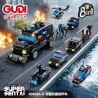 GUDI 40406 CẢNH SÁT ĐẶC BIỆT RIOT THƯƠNG GIA BỌC XE 8 KẾT HỢP bộ đồ chơi xếp lắp ráp ghép mô hình City Thành Phố 314 khối