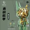 NATIONAL MUSEUM OF CHINA EK032 GUOBO YANYI RHINO ZUN BRONZE MECHA bộ đồ chơi xếp lắp ráp ghép mô hình