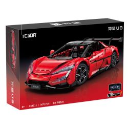 CADA DOUBLEE C64011 64011 NHÌN LÊN BỘ SƯU TẬP U9 CỦA SUPERCAR MODEL 1 8 tỷ lệ 1:8 bộ đồ chơi xếp lắp ráp ghép mô hình Technic Kỹ Thuật Công Nghệ Cao Mô Hình Phương Tiện 3671 khối
