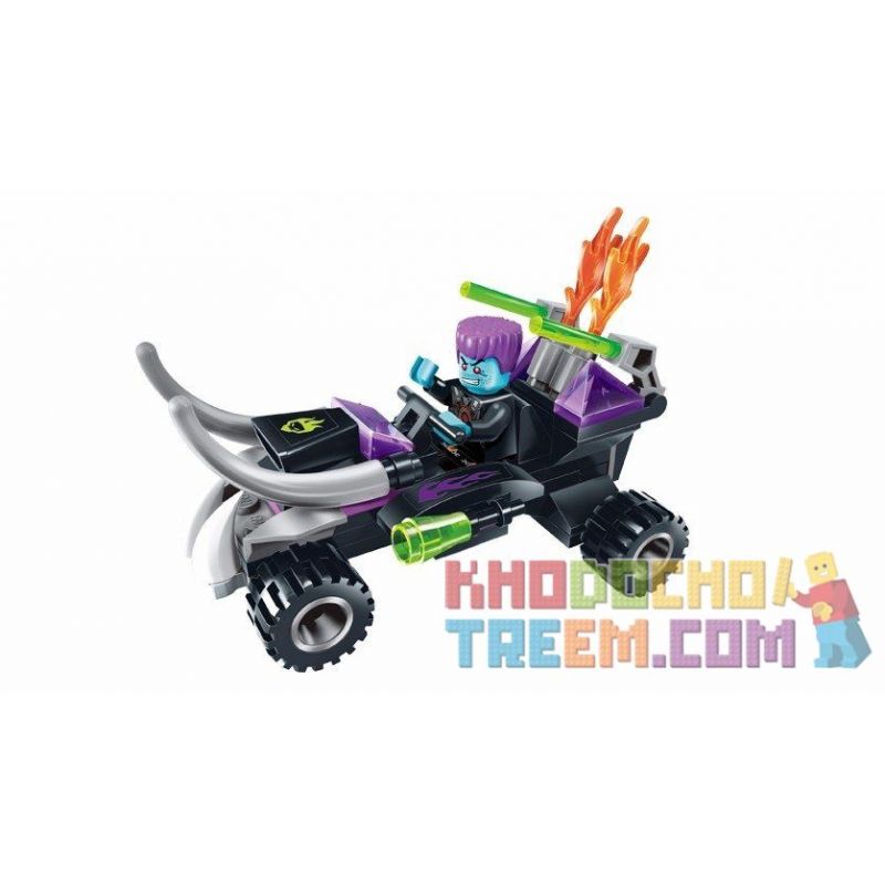 Enlighten 1604 1601 1602 1603 Qman 1604 1601 1602 1603 non  MÔ TÔ 4 BÁNH bộ đồ chơi xếp lắp ráp ghép mô hình Space Adventure Thám Hiểm Không Gian 261 khối