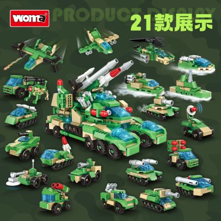 WOMA C1034 1034 POKE VUI VẺ bộ đồ chơi xếp lắp ráp ghép mô hình Military Army Quân Sự Bộ Đội 495 khối