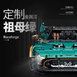 GULY 10647 ASTON MARTIN VULCAN SUPER RUN tỷ lệ 1:8 bộ đồ chơi xếp lắp ráp ghép mô hình Technic Kỹ Thuật Công Nghệ Cao Mô Hình Phương Tiện 3794 khối