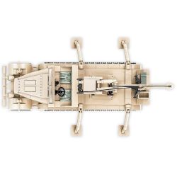 COBI 2281 SD.KFZ. 9/1 FAMO LOGISTICS AND REPAIR CRANE tỷ lệ 1:35 bộ đồ chơi xếp lắp ráp ghép mô hình Military Army SD.KFZ. 9/1 FAMO LOGISTICS AND REPAIR CRANE VEHICLE Quân Sự Bộ Đội 498 khối