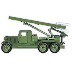COBI 2280 PHÁO TÊN LỬA BM-13 tỷ lệ 1:35 bộ đồ chơi xếp lắp ráp ghép mô hình Military Army BM-13 KATYUSHA (ZIS-6) Quân Sự Bộ Đội 440 khối