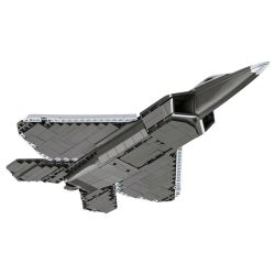 COBI 5855 LOCKHEED F-22 RAPTOR FIGHTER tỷ lệ 1:35 bộ đồ chơi xếp lắp ráp ghép mô hình Military Army Quân Sự Bộ Đội 695 khối