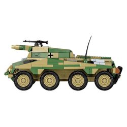 COBI 2288 SD.KFZ.234 XE BỌC THÉP CÓ BÁNH tỷ lệ 1:35 bộ đồ chơi xếp lắp ráp ghép mô hình Military Army SD.KFZ 234/3 STUMMEL VEHICLE Quân Sự Bộ Đội 438 khối