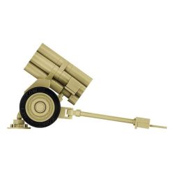 COBI 2291 NEBELWERFER 41 PHÁO TÊN LỬA NHIỀU THÙNG tỷ lệ 1:35 bộ đồ chơi xếp lắp ráp ghép mô hình Military Army 15CM NEBELWERFER 41 Quân Sự Bộ Đội 130 khối