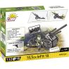 COBI 2292 10 5CM LEFH 15 TRƯỜNG HOWITZER tỷ lệ 1:35 bộ đồ chơi xếp lắp ráp ghép mô hình Military Army 10.5CM LEFH 15 Quân Sự Bộ Đội 132 khối