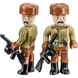 COBI 2293 SÚNG CHỐNG TĂNG ZIS-3 tỷ lệ 1:35 bộ đồ chơi xếp lắp ráp ghép mô hình Military Army ZIS-3 SOVIET GUN Quân Sự Bộ Đội 132 khối