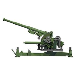 COBI 2294 MODEL GÓC CAO ĐƠN 90MM MODEL1939 tỷ lệ 1:35 bộ đồ chơi xếp lắp ráp ghép mô hình Military Army CANON DE 90MM MODEL 1939 ANTI-AIRCRAFT Quân Sự Bộ Đội 217 khối