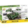 COBI 2296 XE JEEP WILLIS ĐỊA HÌNH tỷ lệ 1:35 bộ đồ chơi xếp lắp ráp ghép mô hình Military Army JEEP WILLYS MB VEHICLE Quân Sự Bộ Đội 132 khối