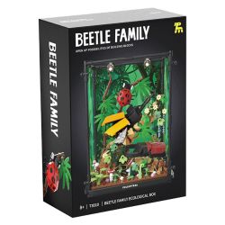 TAKUGI T3010 3010 HỘP SINH THÁI GIA ĐÌNH BEETLE bộ đồ chơi xếp lắp ráp ghép mô hình Arts & Crafts BEETLE FAMILY ECOLOGICAL BOX