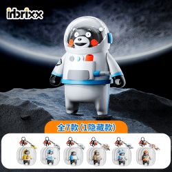 INBRIXX 880040 KUMAMOTO BEAR FUN HANGING TÚI 6 MÔ HÌNH bộ đồ chơi xếp lắp ráp ghép mô hình