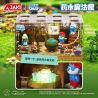 JAKI HK321 SMURFS NGÔI NHÀ MA THUẬT POTION bộ đồ chơi xếp lắp ráp ghép mô hình Movie & Game Phim Và Trò Chơi
