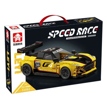 LE YI 31062 XE THỂ THAO 31062 bộ đồ chơi xếp lắp ráp ghép mô hình Military Army Quân Sự Bộ Đội 301 khối