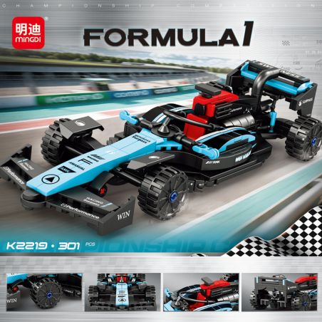 MINGDI LEIBAO K2219 2219 XE ĐUA F1 bộ đồ chơi xếp lắp ráp ghép mô hình Racers Đua Tốc Độ 301 khối