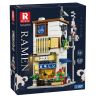 REOBRIX 66501 CỬA HÀNG RAMEN NHẬT BẢN bộ đồ chơi xếp lắp ráp ghép mô hình Creator Sáng Tạo 1142 khối