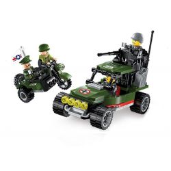 Enlighten 1714 Qman 1714 non  CĂN CỨ QUÂN SỰ bộ đồ chơi xếp lắp ráp ghép mô hình Tactical Espionage Action TACTICAL ESPIONAGE ACTION COMBAT ZONES FIRE Chiến Thuật Quân Sự 627 khối