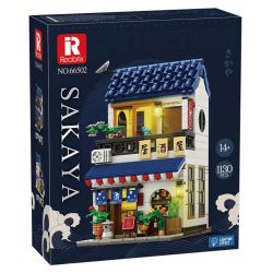 REOBRIX 66502 IZAKAYA KIỂU NHẬT bộ đồ chơi xếp lắp ráp ghép mô hình Creator SAKAYA Sáng Tạo 1130 khối