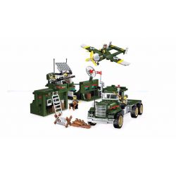 Enlighten 1713 Qman 1713 non  PHÒNG THỦ BẦU TRỜI bộ đồ chơi xếp lắp ráp ghép mô hình Tactical Espionage Action TACTICAL ESPIONAGE ACTION COMBAT ZONES FIRE Chiến Thuật Quân Sự 687 khối