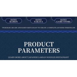 REOBRIX 66502 IZAKAYA KIỂU NHẬT bộ đồ chơi xếp lắp ráp ghép mô hình Creator SAKAYA Sáng Tạo 1130 khối