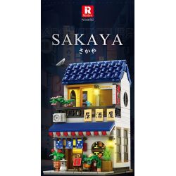 REOBRIX 66502 IZAKAYA KIỂU NHẬT bộ đồ chơi xếp lắp ráp ghép mô hình Creator SAKAYA Sáng Tạo 1130 khối