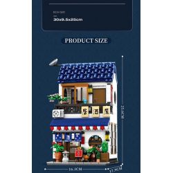 REOBRIX 66502 IZAKAYA KIỂU NHẬT bộ đồ chơi xếp lắp ráp ghép mô hình Creator SAKAYA Sáng Tạo 1130 khối