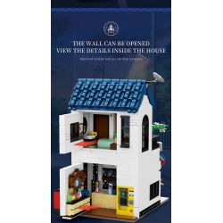 REOBRIX 66502 IZAKAYA KIỂU NHẬT bộ đồ chơi xếp lắp ráp ghép mô hình Creator SAKAYA Sáng Tạo 1130 khối