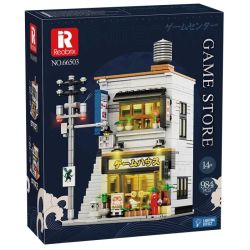 REOBRIX 66503 CỬA HÀNG ARCADE NHẬT BẢN bộ đồ chơi xếp lắp ráp ghép mô hình Creator GAME STORE Sáng Tạo 984 khối