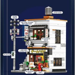 REOBRIX 66503 CỬA HÀNG ARCADE NHẬT BẢN bộ đồ chơi xếp lắp ráp ghép mô hình Creator GAME STORE Sáng Tạo 984 khối