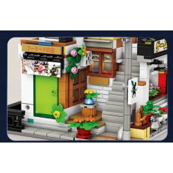 REOBRIX 66503 CỬA HÀNG ARCADE NHẬT BẢN bộ đồ chơi xếp lắp ráp ghép mô hình Creator GAME STORE Sáng Tạo 984 khối