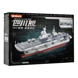 IBLOCK IB1205 1205 TÀU TỨ XUYÊN 1 650 tỷ lệ 1:650 bộ đồ chơi xếp lắp ráp ghép mô hình Military Army NO.076 SICHUAN SHIP Quân Sự Bộ Đội