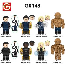 G CARD G0148 0148 GH0357 0357 GH0358 0358 GH0359 0359 GH0360 0360 GH0361 0361 GH0362 0362 GH0363 0363 GH0364 0364 FANTASTIC FOUR 8 CON SỐ bộ đồ chơi xếp lắp ráp ghép mô hình Super Heroes Siêu Nhân Anh Hùng