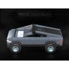 QuanGuan 100316 Quan Guan 100316 TESLA PICKUP CYBERTRUCK bộ đồ chơi xếp lắp ráp ghép mô hình Racers TESLA CYBERTRUCK Đua Tốc Độ 209 khối